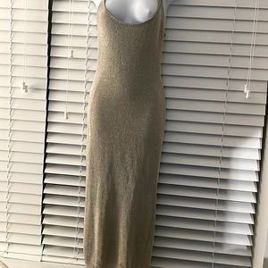 Maxi dress gold